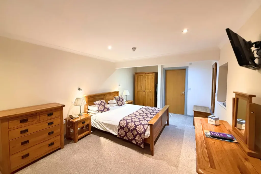 Ground floor family room with two double beds, Craigmonie Hotel Inverness