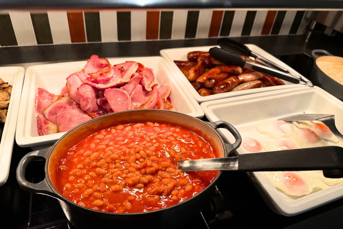 Breakfast spread served at Craigmonie Hotel Inverness