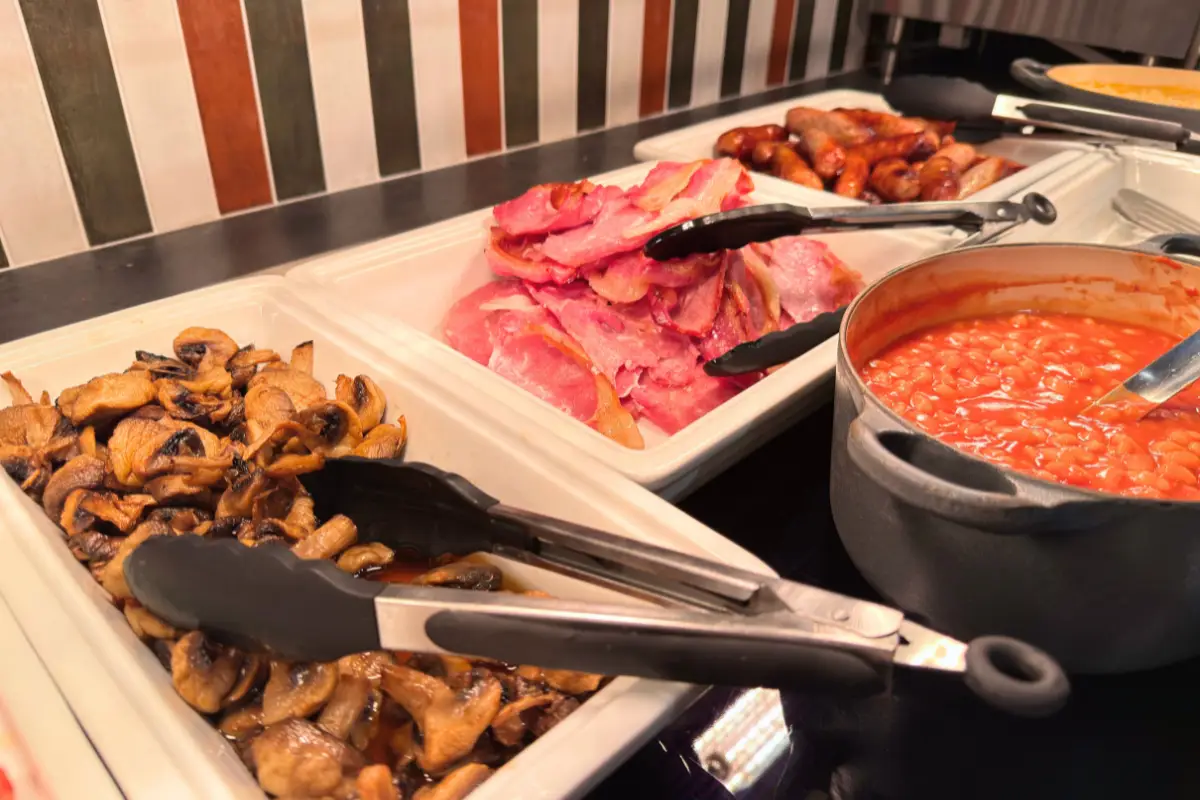 Breakfast spread served at Craigmonie Hotel Inverness
