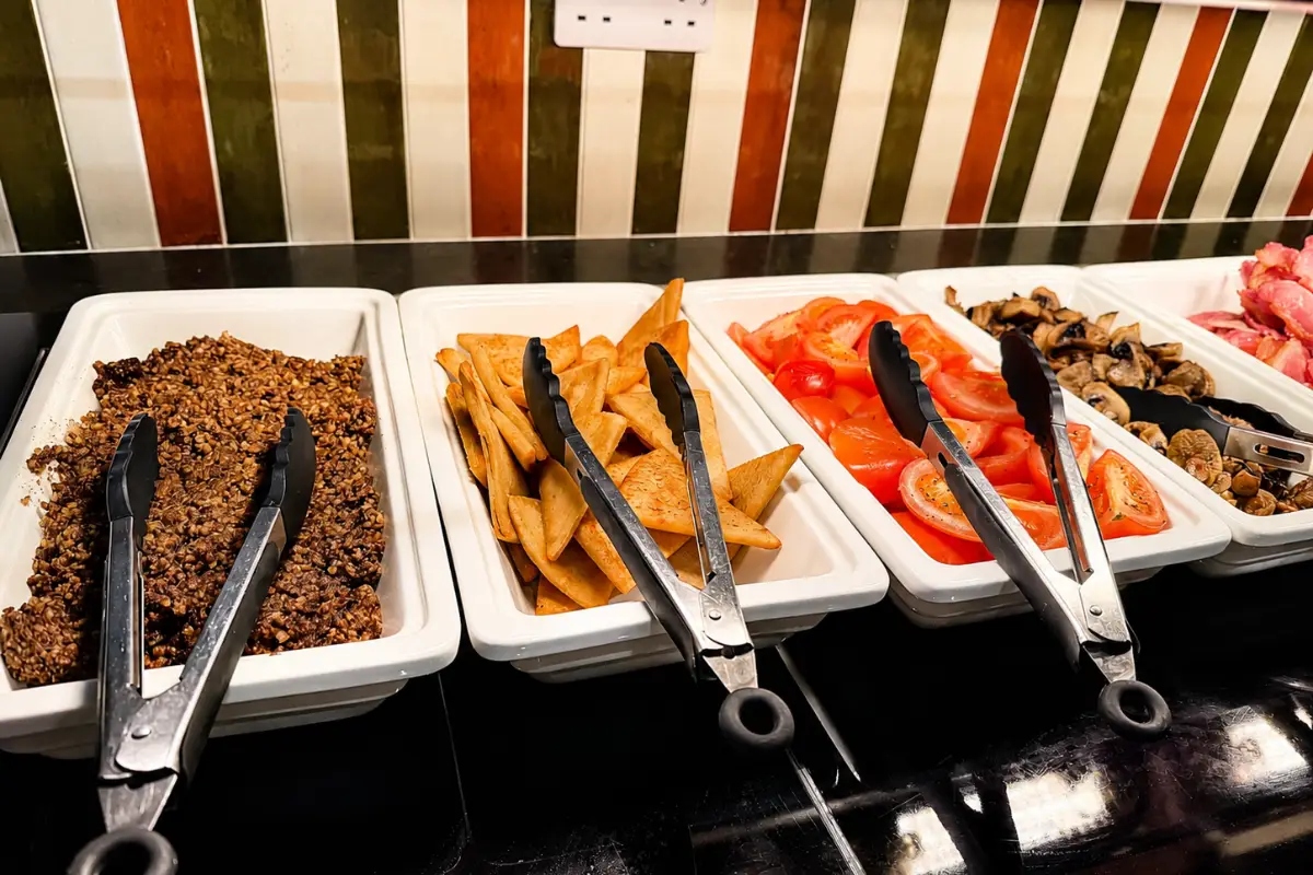 Breakfast spread served at Craigmonie Hotel Inverness