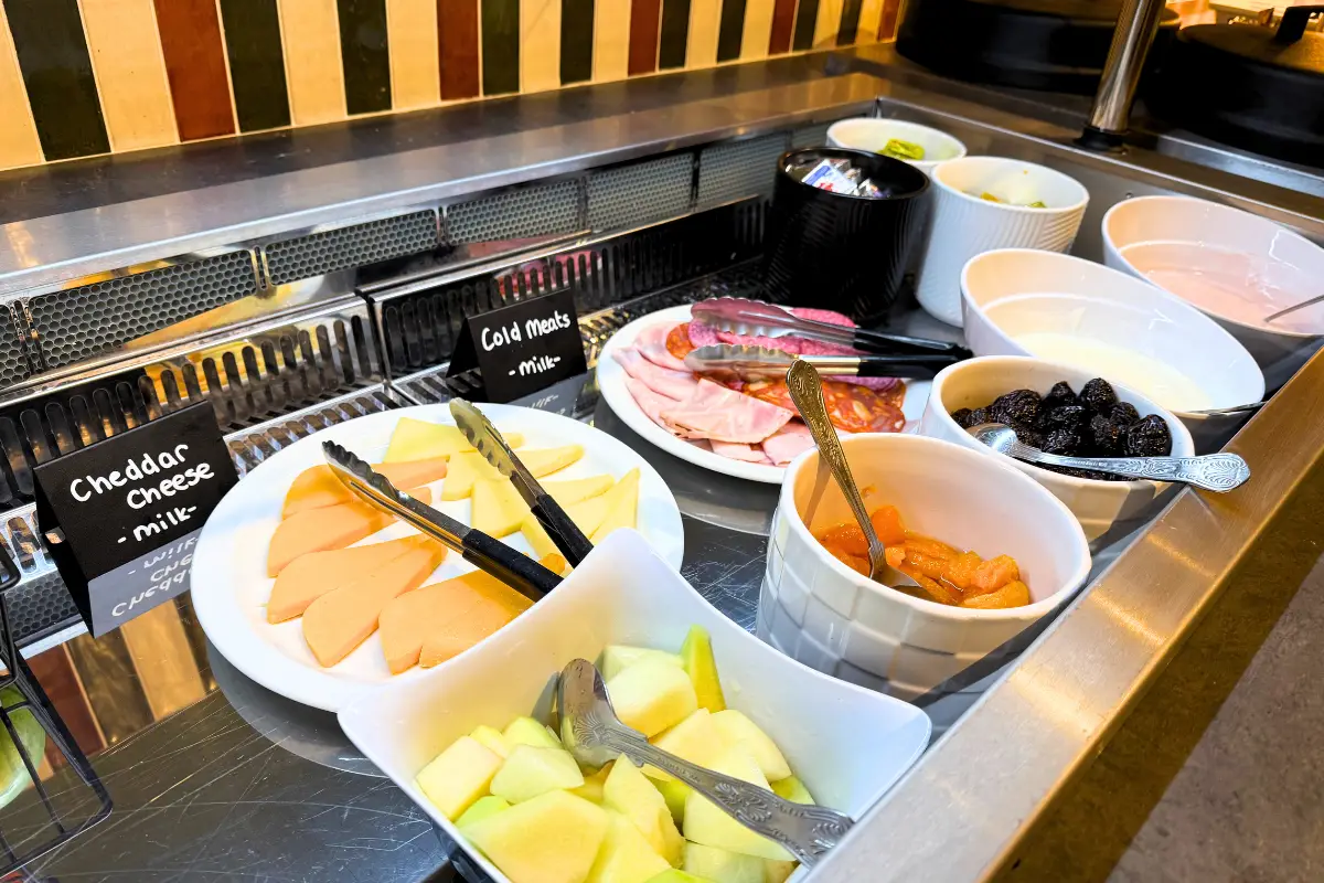 Breakfast spread served at Craigmonie Hotel Inverness