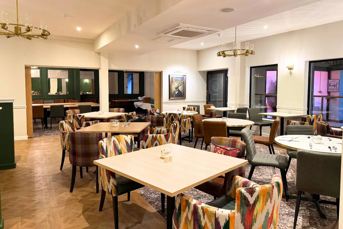 Scottish restaurant dining area at Craigmonie Hotel Inverness