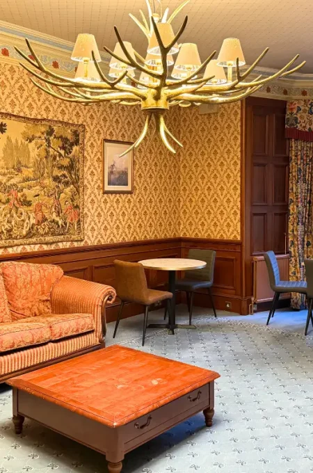 Comfortable hotel lounge at Craigmonie Hotel Inverness