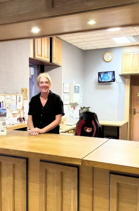 Reception area at Craigmonie Hotel Inverness